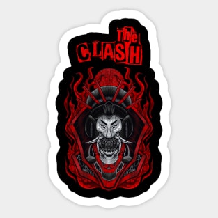 the clash combat rock Sticker